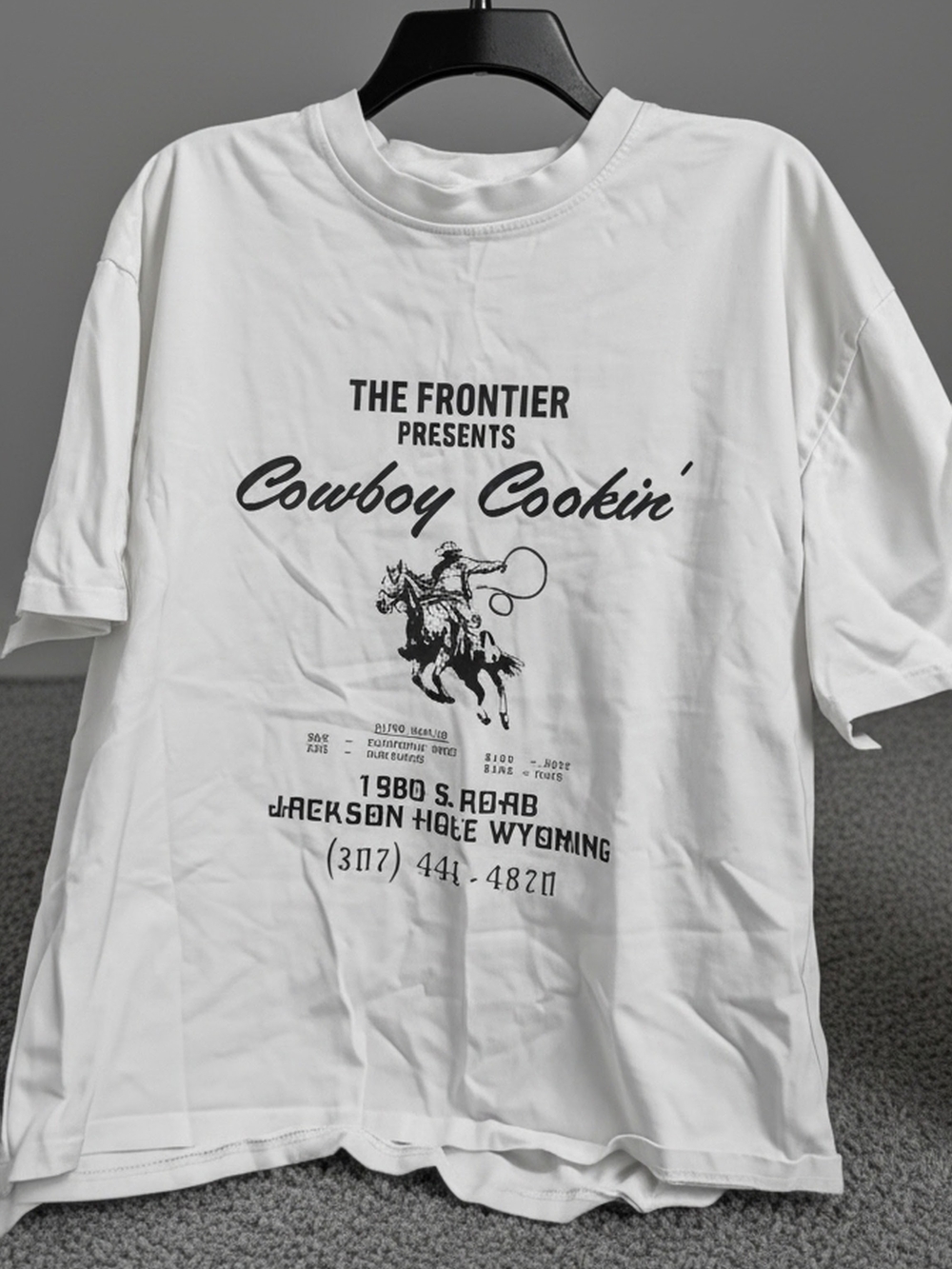 Cowboy Cookin' Graphic Tee - White